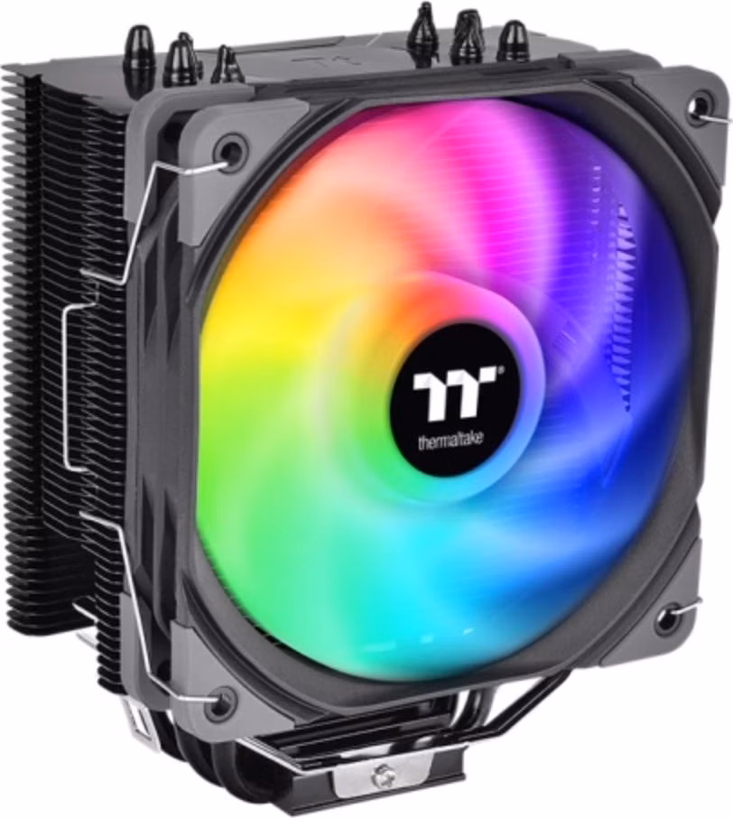THERMALTAKE Chladič CPU UX200 SE ARGB, 1x120mm, LGA1851, AM5, černá