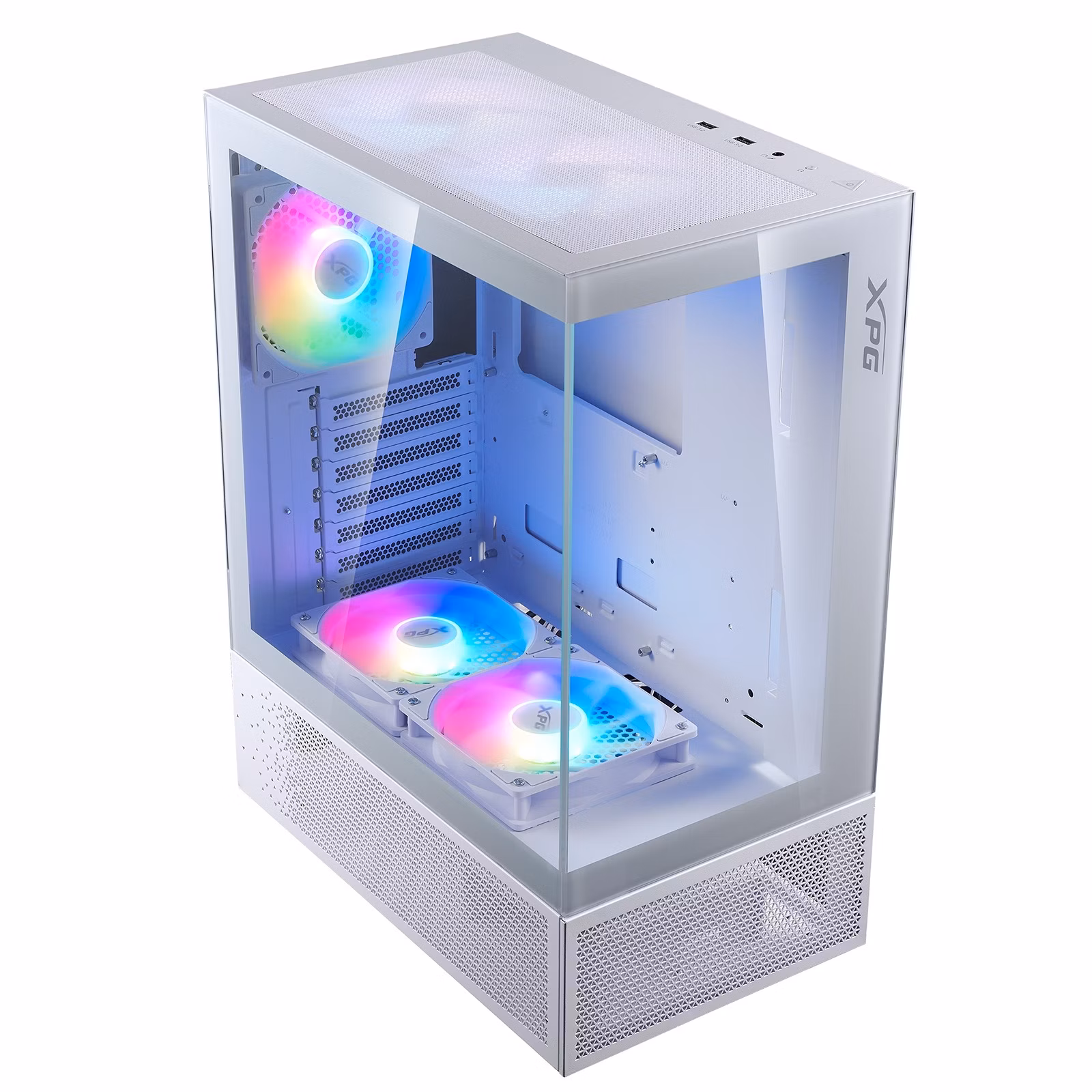 ADATA XPG case INVADER X MINI Mid-Tower, bez zdroje, 5x 120mm Fan, Bílá