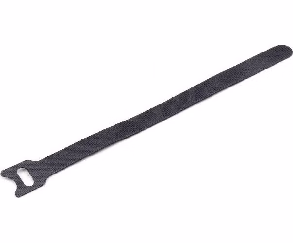 Gembird Velcro zipsové káblové viazacie pásky s dĺžkou 210 mm a šírkou 12 mm, čierne, 100 pack