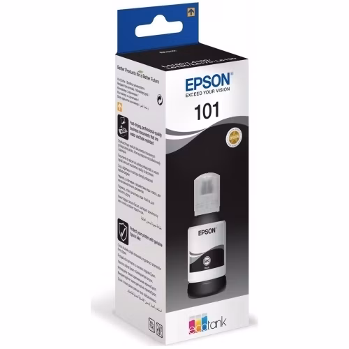 Epson inkoustová náplň/ T03V14A/ 101 EcoTank/ L6160/ L6170/ L6190/ L4150/ L4160/ Černá