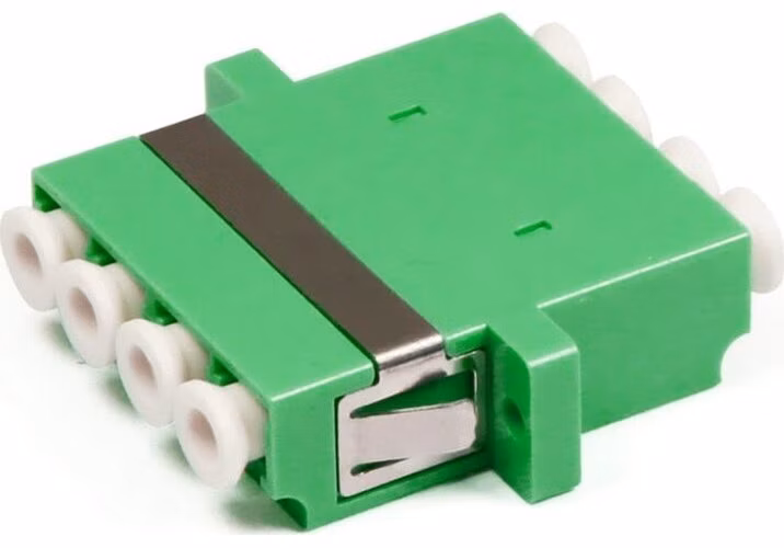 XtendLan LC-LC quad adapter SM, APC, zelený, do optických rozvaděčů