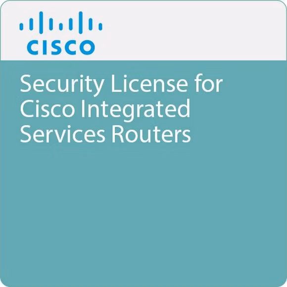 Elektronická licence: Cisco Security License for Cisco ISR 900