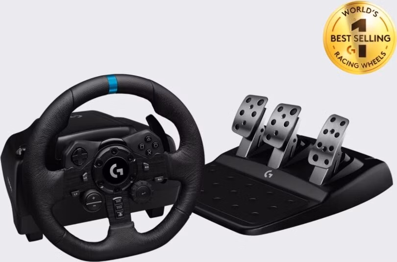 Logitech® G923 Racing wheel - BLACK - USB - PLUGC - PC ONLY