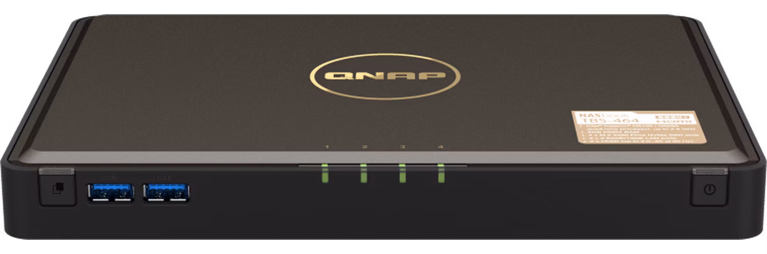 QNAP TBS-464-8G (4core 2,9GHz, 8GB RAM DDR4, 4x M.2 NVMe slot, 2x 2,5GbE, 5x USB, 2x HDMI 2.0 4K)