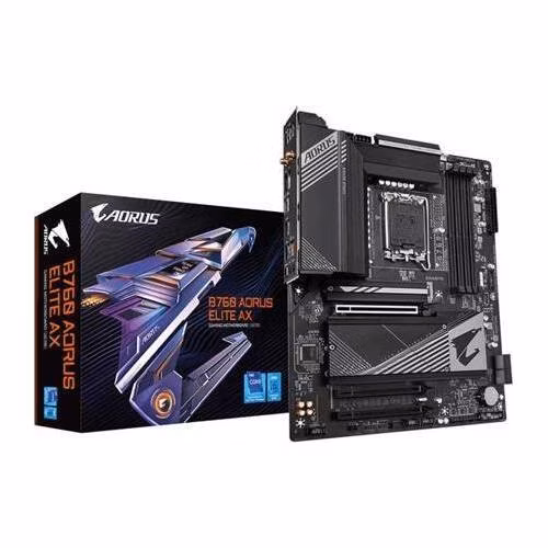 GIGABYTE MB Sc LGA1700 B760 AORUS ELITE AX, Intel B760, 4xDDR5, 1xDP, 1xHDMI, WI-FI