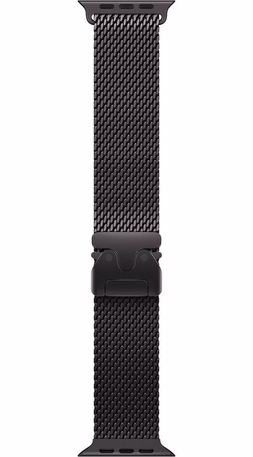 Apple Watch 49mm Black Titanium Milanese Loop - Small