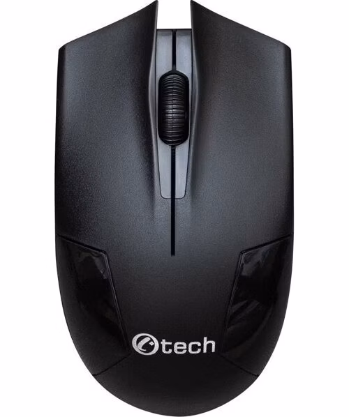 C-TECH WLM-08/Kancelárska/Optická/1 200 DPI/Bezdrôtová USB/Čierna