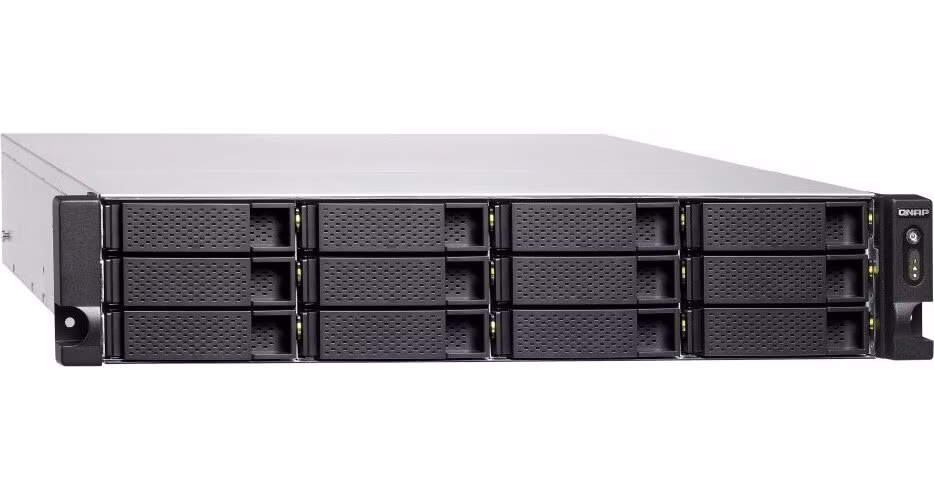 QNAP TS-1283XU-RP-E2124-8G 12x SATA/ 8GB ECC RAM / 4x PCIe / 4x GbE / 2x 10G SFP+