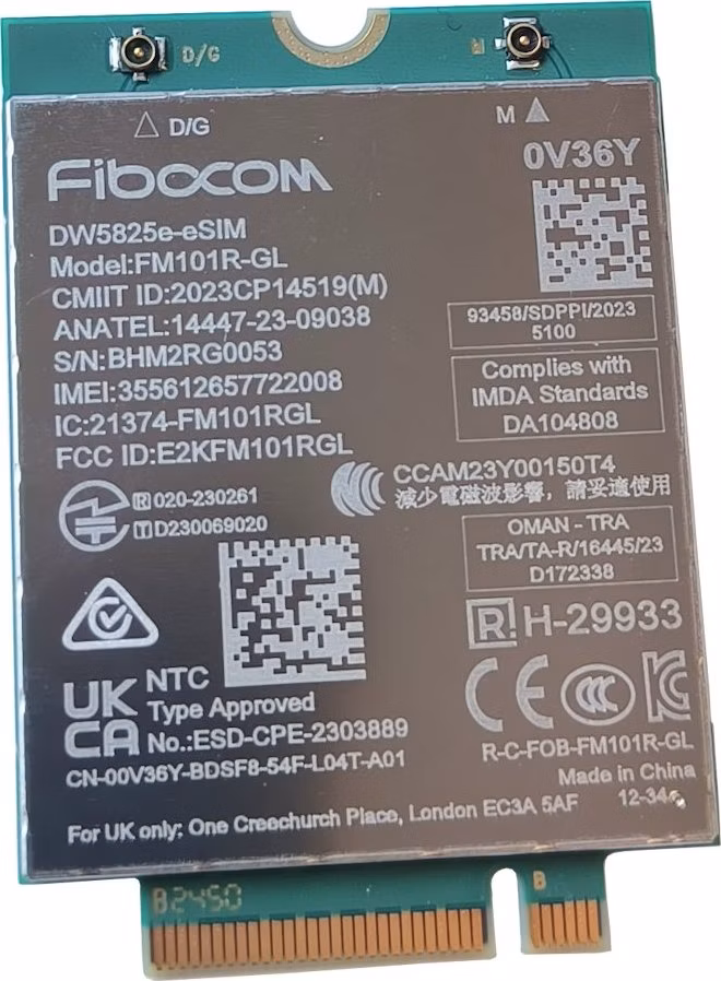 DELL 4G LTE modem/ karta Qualcomm® (DW5825e) WWAN