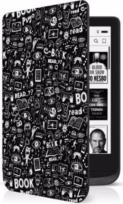 CONNECT IT Doodle pouzdro pro PocketBook 616/618/627/628/632, DOODLE ČERNÉ
