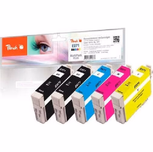 PEACH kompatibilní cartridge Epson T0715 MultiPack Plus