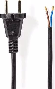 Nedis CEGL11940BK150 - Napájecí Kabel k Vysavači| 15.0 m | CEE 7/17 | 250 V AC | 16 A | Černá | PVC