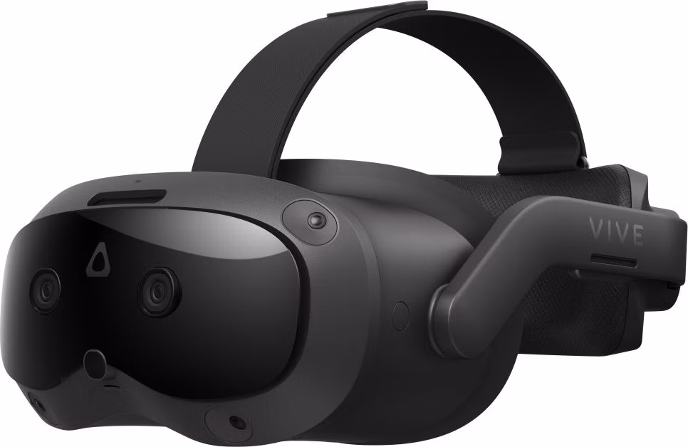 HTC Vive Focus Vision brýle pro virtuální realitu, 2× 2448×2448px, 5K rozlišení, 90Hz, repro, Wi-Fi, Bluetooth, USB-C,