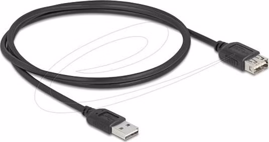 Delock USB 2.0 prodlužovací kabel EASY USB Type-A samec na EASY USB Type-A samice 1 m, černý