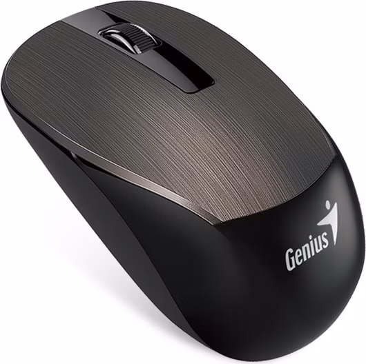 GENIUS NX-7015/Kancelářská/Optická/1 600 DPI/Bezdrátová USB/Hnědá