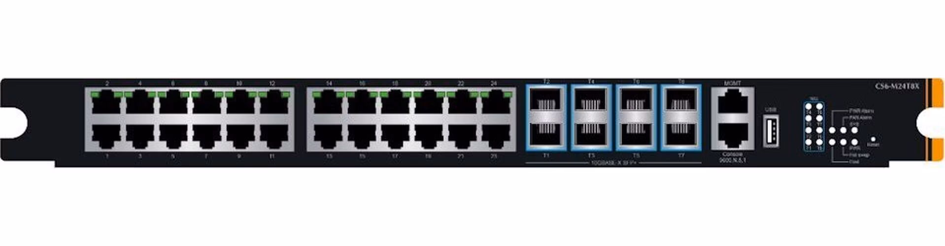 Planet CS6-M24T8X přepínací modul, 24-port 10/100/1000T SFP, 8-port 10Gb SFP+, pro CS-6303R