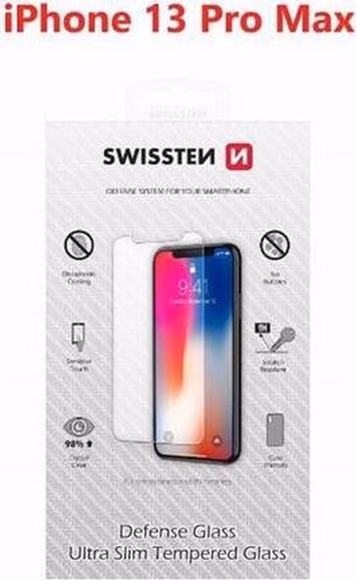 SWISSTEN OCHRANNÉ SKLO APPLE IPHONE 13 Pro Max RE 2,5D