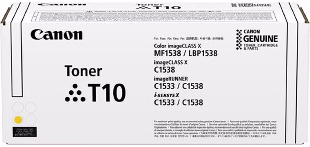 CANON TONER T10 YELLOW pro i-SENSYS X C1533i, C1533iF, C1538i, C1538Fi (10 000 str.)