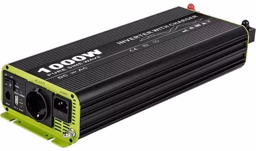 KOSUNPOWER UPS záložní zdroj s externí baterií 1000W, baterie 12V / AC230V čistý sinus