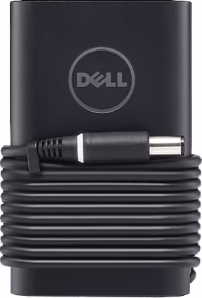 DELL AC Adaptér 65W/ 3-pin/ 7.4 mm/ 1m kabel/ pro Latitude/ Inspiron/ Vostro/ XPS/ plochý zaoblený