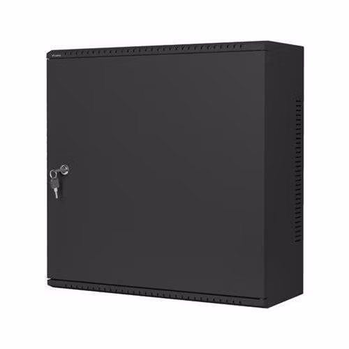 LANBERG 19" RACKOVÁ SKŘÍŇ PRO MONTÁŽ NA STĚNU 6U+3U/540X200 NÍZKOPROFILOVÁ ČERNÁ (SMONTOVANÁ)