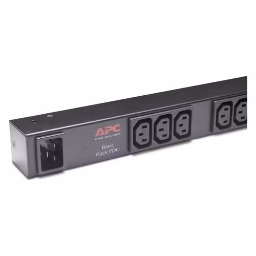 APC Rack PDU, Basic, ZeroU, 16A, 208/230V, (15)C13, IEC-320 C20 2.5m