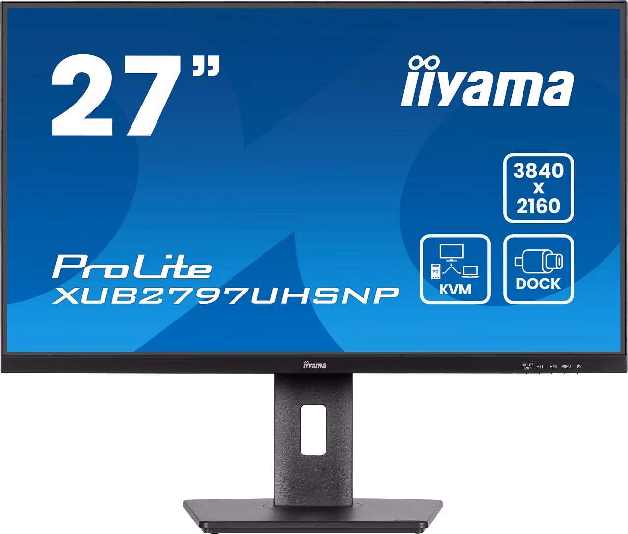 iiyama ProLite/XUB2797UHSNP-B1/27"/IPS/4K UHD/60Hz/4ms/Čierna/5R