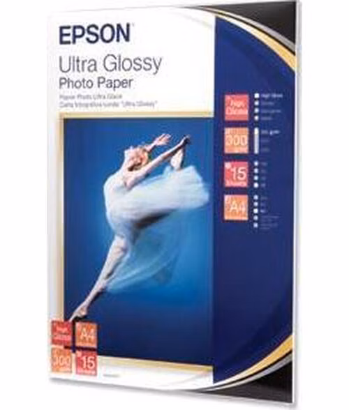 EPSON Ultra Glossy Photo Paper A4,300g (15listov)