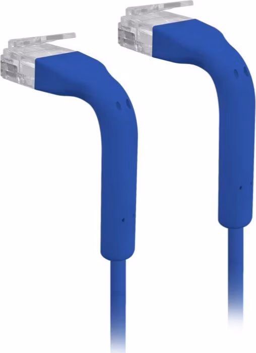 Ubiquiti U-Cable-PATCH-0.3M-RJ45-BL, UniFi Ethernet Patch Kabel, 0,3m, Cat6, modrý