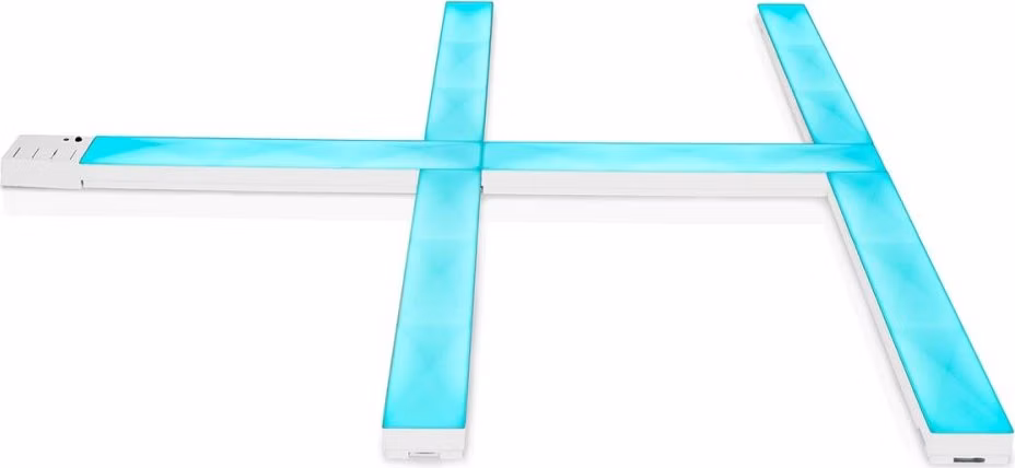 NEDIS Wi-Fi chytré dekorativní světlo/ Nástěnný Bar/ 140 lm/ RGBIC / IP20/ teplá bílá/ 100000 K/ 10 W/ ABS