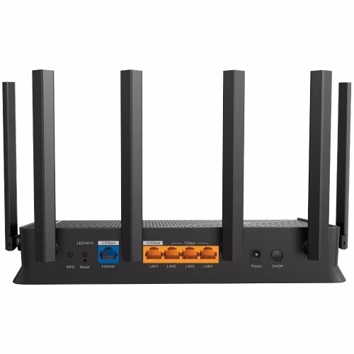 TP-Link Archer BE400 EasyMesh WiFi7 router(BE6500,2,4GHz/5GHz,1x2,5GbEWAN,1x2,5GbELAN,3xGbELAN,1xUSB3.0)