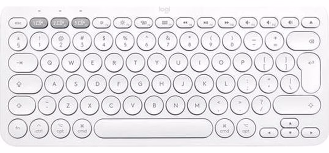 Logitech klávesnice Bluetooth Keyboard K380 US, bílá