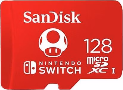 Sandisk microSDXC pro Nintendo Switch 128 GB, V30, U3, C10, A1, UHS-1, 100MB/s R, 90MB/s W