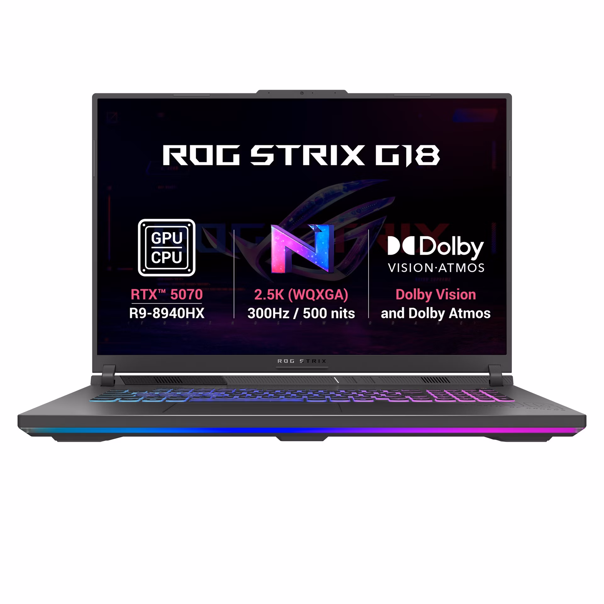 ASUS ROG Strix G18/G814PP-TT074WZ/R9-8940HX/18"/2560x1600/32GB/1TB/RTX 5070/W11H/Gray/2R