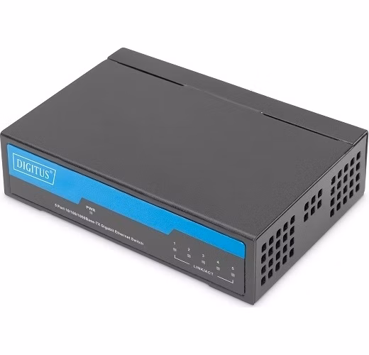DIGITUS 5portový gigabitový přepínač, nespravovaný