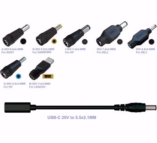 EUROCASE Koncovky pro napájecí adaptér AD-716