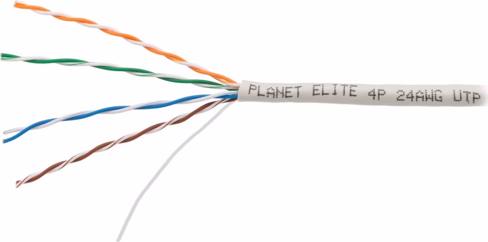 PLANET kabel UTP, drát, 4pár, Cat5e, Planet Elite, 2404N03, balení 305m, REELEX