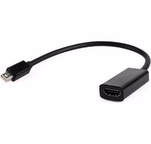 Gembird adaptér Mini DisplayPort (M) na HDMI (F), 0.15 m kábel, čierny