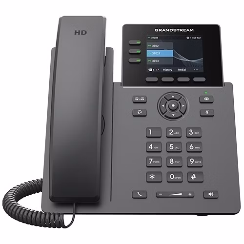 Grandstream GRP2611G SIP telefón, 3 účty, PoE, 12BLF kľúčov, gigabit port