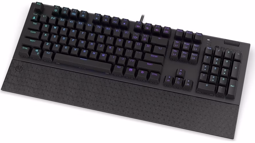 Endorfy Omnis Blue/Drôtové USB-A/US layout/Čierna