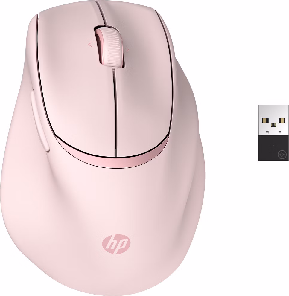 HP 720M Ergonomická Bezdrátová myš růžová
