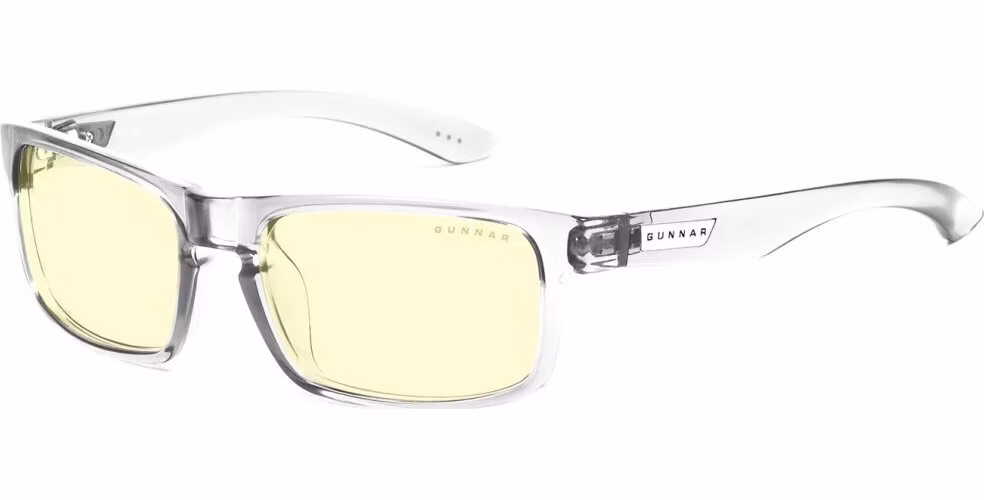 GUNNAR kancelářske/herní brýle ENIGMA CRYSTAL jantarová skla BLF 65 GUNNAR focus