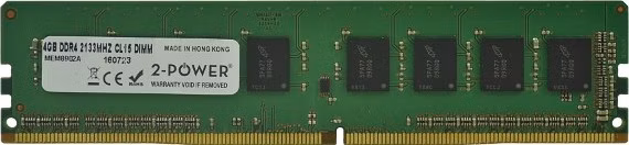 2-Power 8GB PC4-17000U 2133MHz DDR4 CL15 Non-ECC DIMM 2Rx8 ( DOŽIVOTNÍ ZÁRUKA )