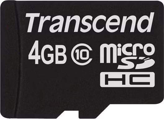 Karta TRANSCEND MicroSDHC 4 GB triedy 10, bez adaptéra