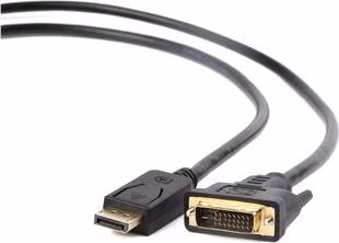Gembird kábel DisplayPort (M) na DVI (M), 1m, čierny