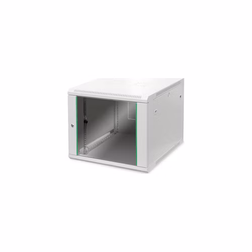 DIGITUS 9U nástěnná skříň, Dynamic Basic 505x600x600 mm, barva šedá (RAL 7035)