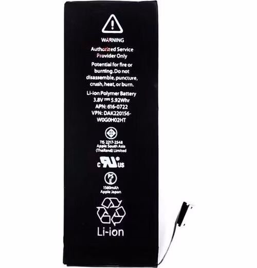 Apple iPhone 5S Batéria 1560mAh Li-Ion Polymér (Bulk)