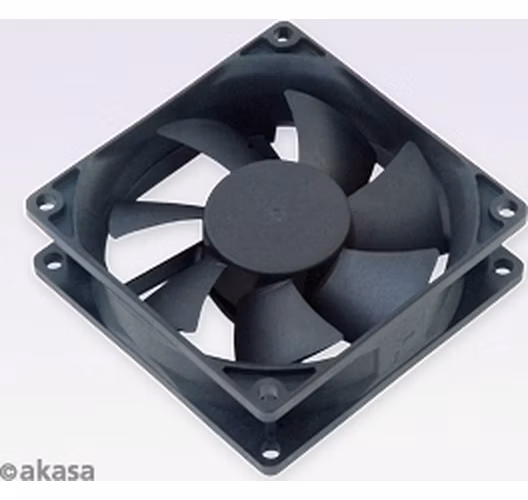 prídavný ventilátor Akasa 80x80x25 black OEM L
