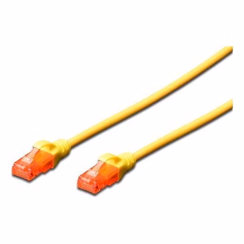 Digitus CAT 6 U-UTP patch cable, Cu, LSZH AWG 26/7, length 3 m, color yellow