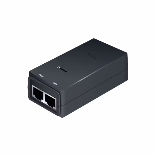 Ubiquiti POE-24-12W-G - Gigabit PoE injektor 24V/0,5A (12W), včetně napájecího kabelu
